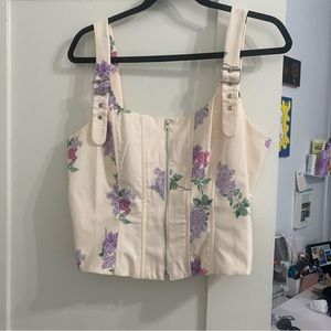 Winona floral corset top from FINESSE size XL